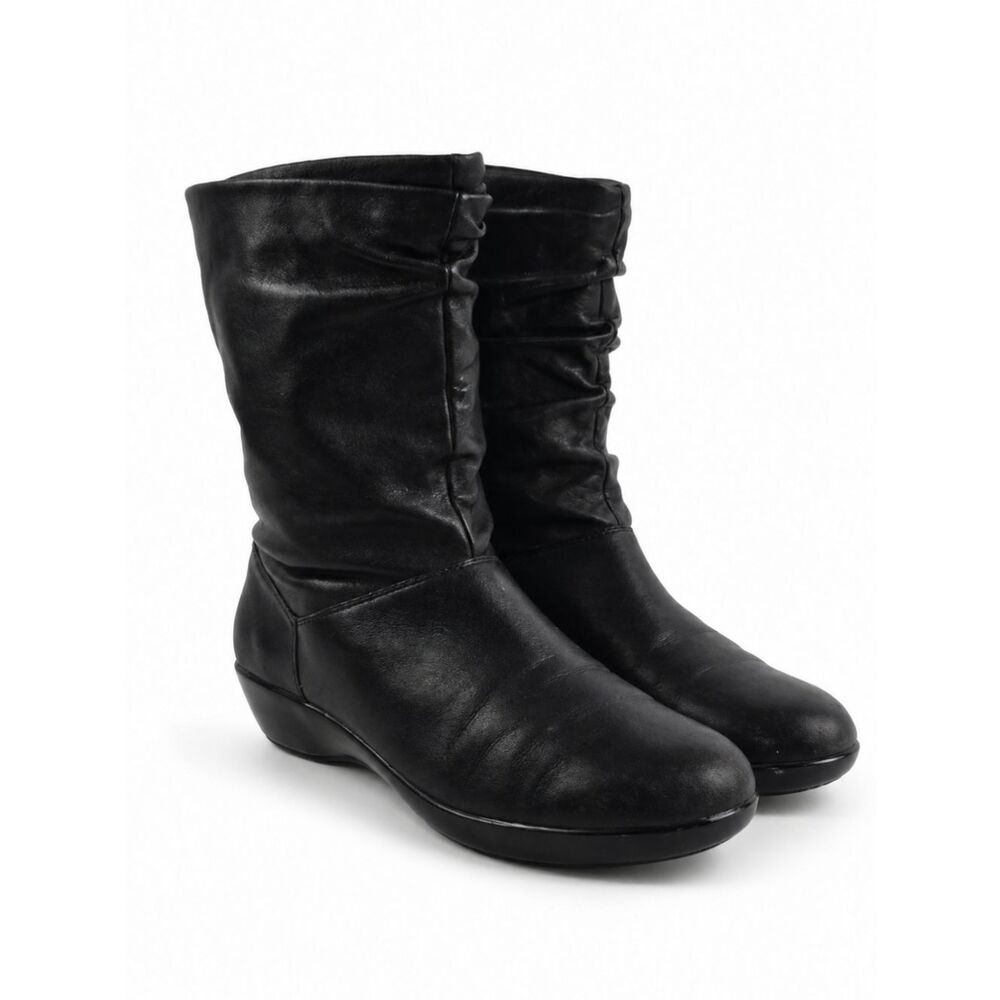 Dansko Devin Black Leather Women's Booties Size EU 39 - US 8.5